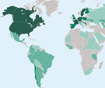 Global Philanthropy Indices world map